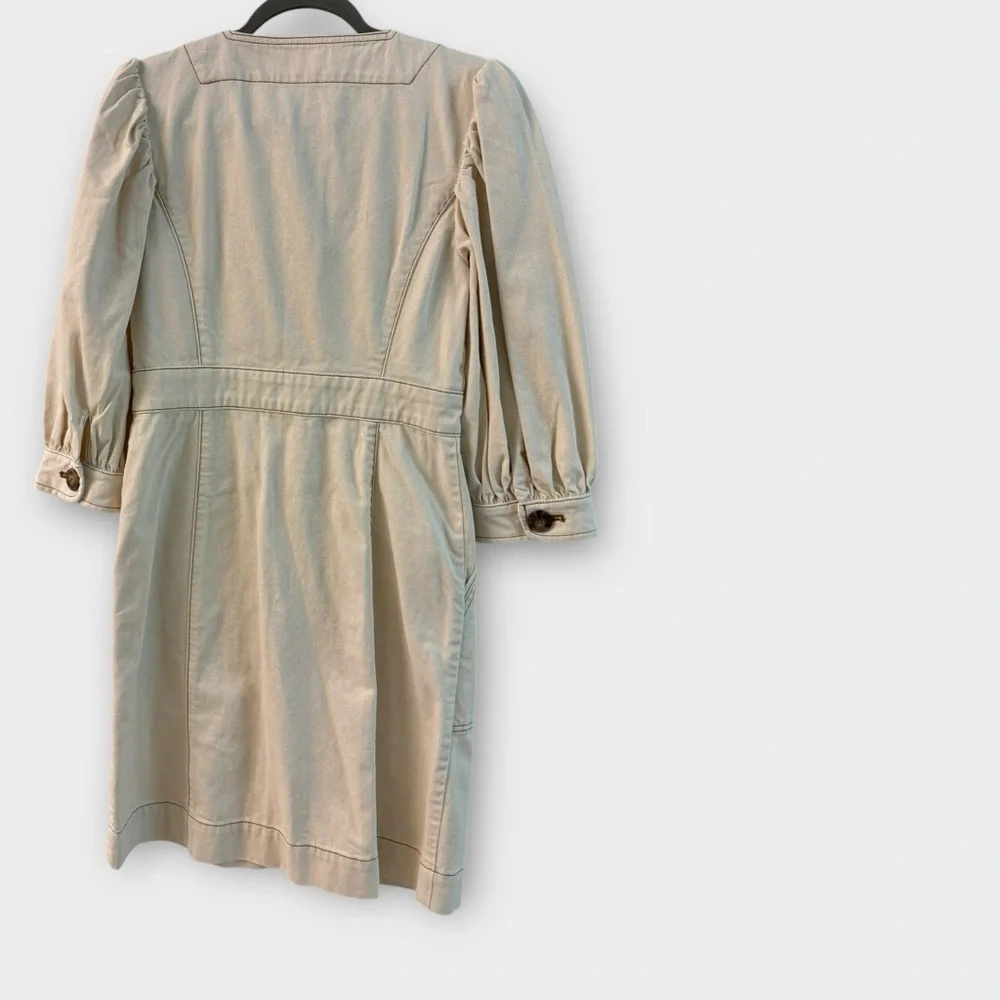 NWT Tory Burch Puff Denim Dress - Picture 10 of 13